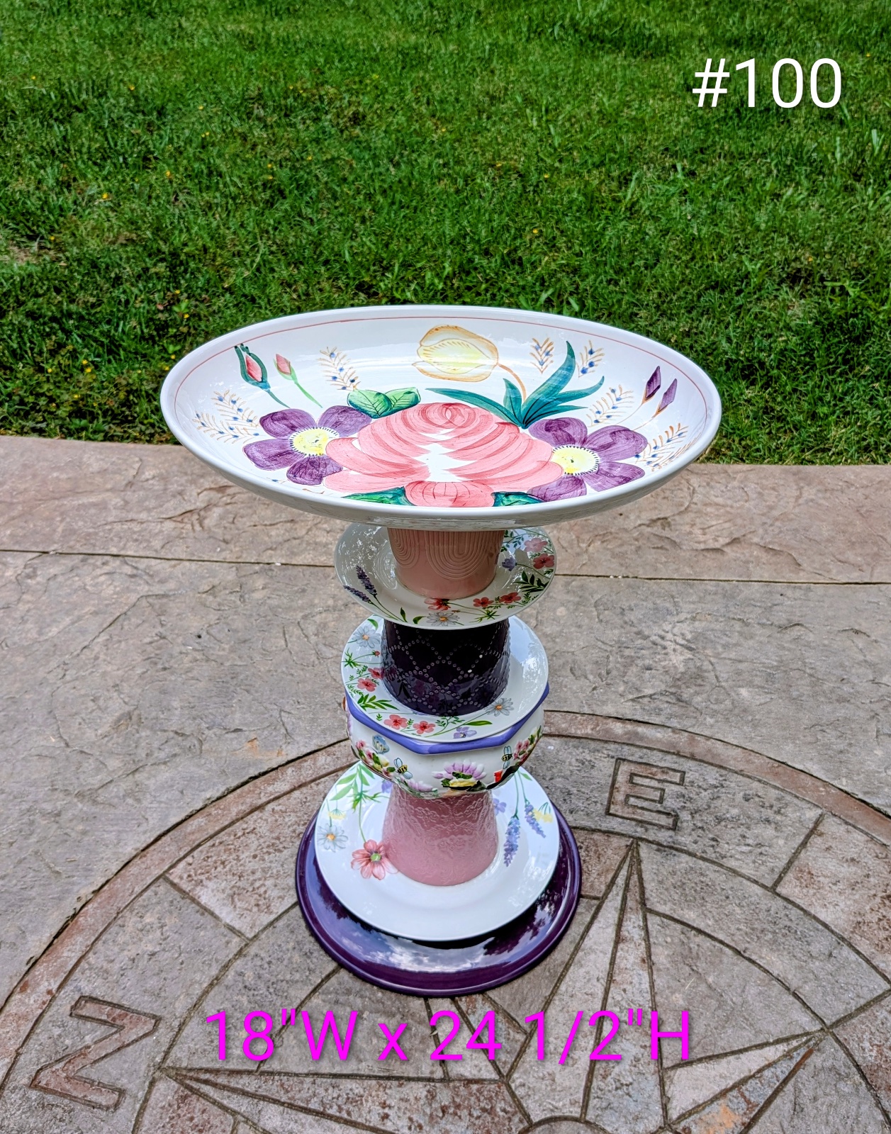 Garden Motif Floral No. 100 (1 of 2)