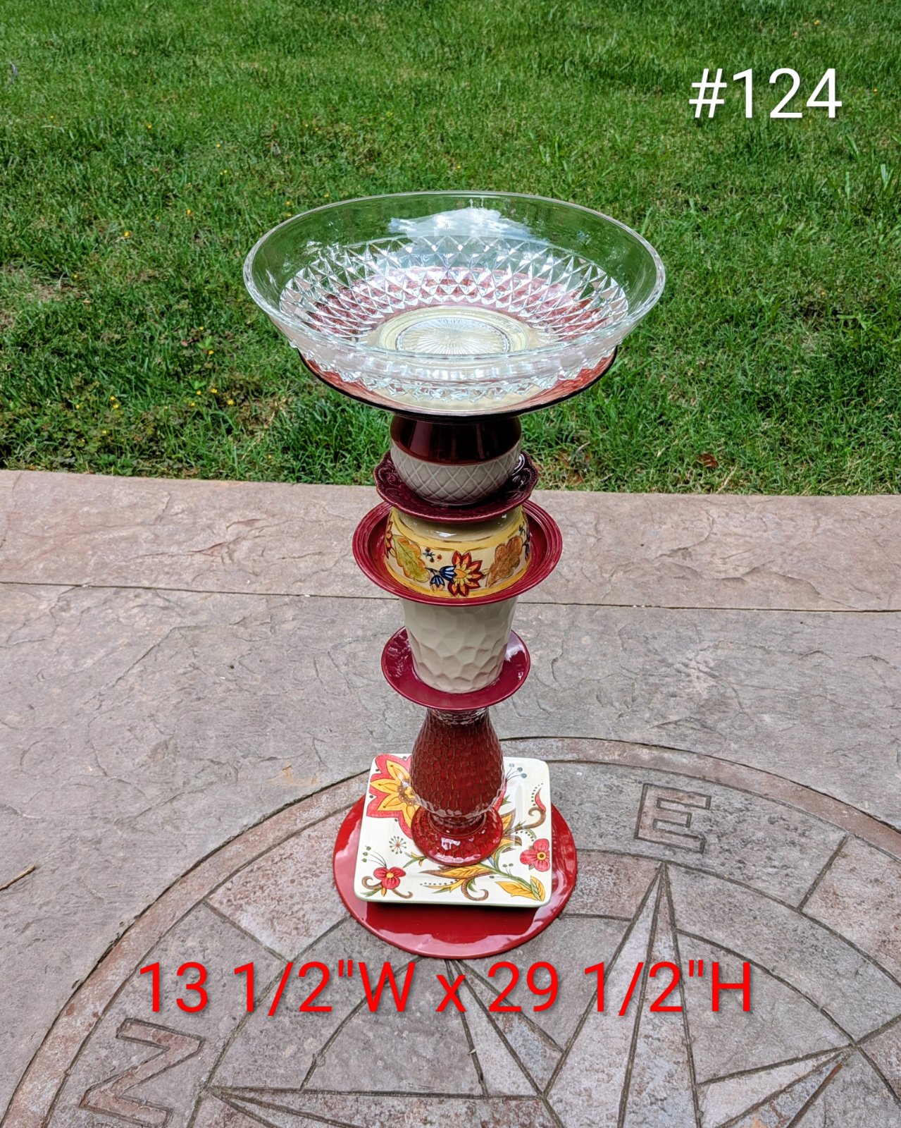 Glass Brickyard Floral No. 124 (1 of 2)