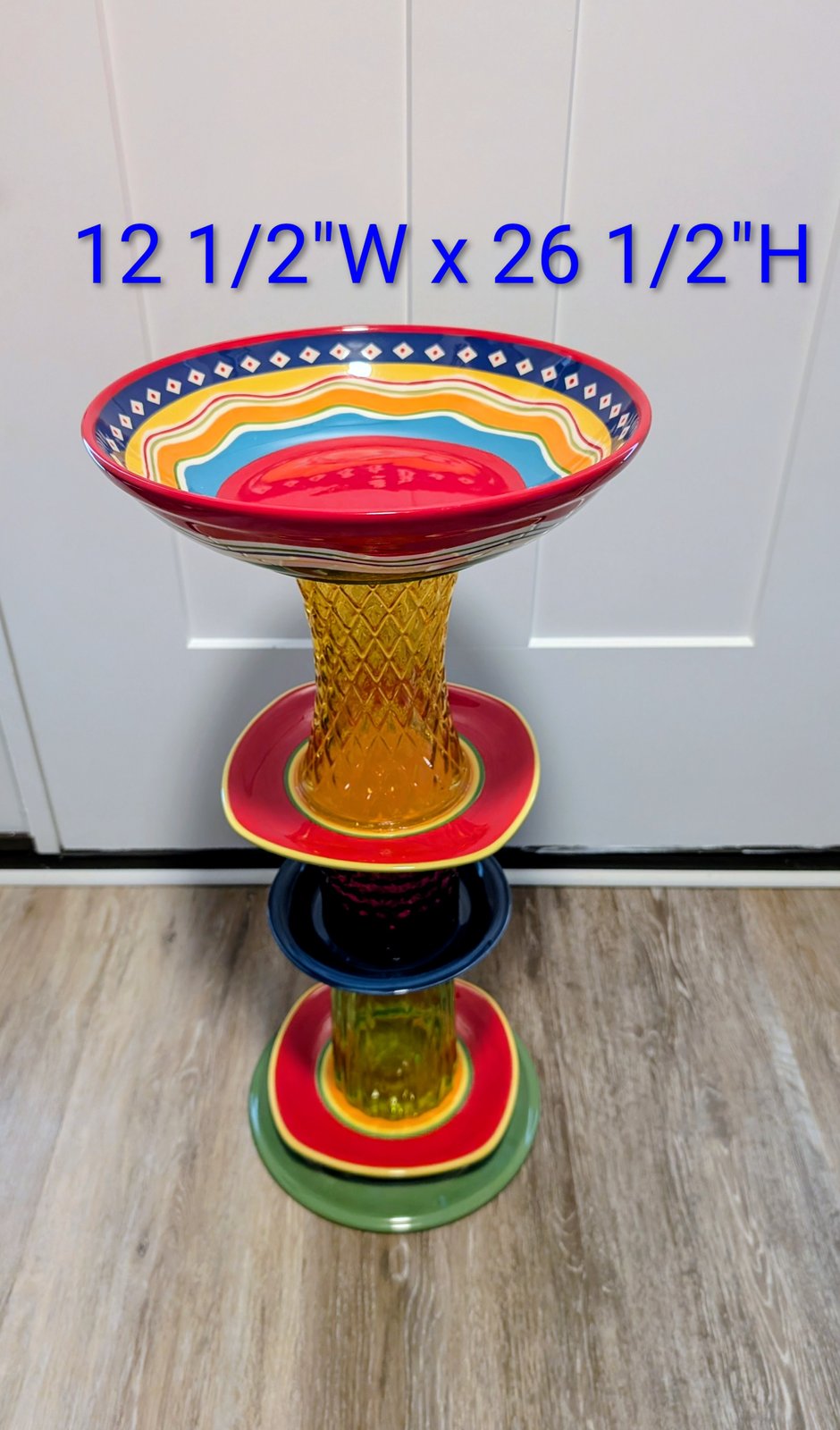 Colorful Birdbath No. 139 (1 of 1)